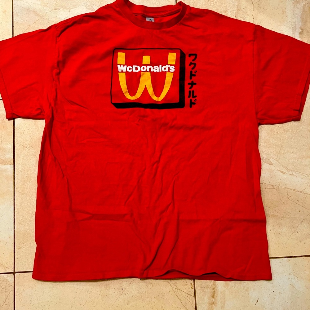 Vintage Y2K WcDonalds Japan Graphic Tee
Mcdonalds Travis Scott